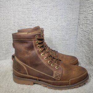 Timberland Earthkeepers Men's Size US 11.5W Originals 6" Brown Combat Boots.